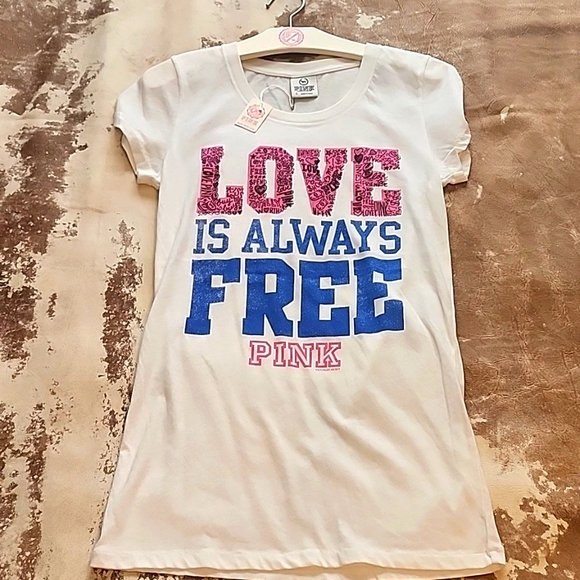 PINK Victoria's Secret Tops - Pink VS t-shirt new with tags. Y2K. Size: S